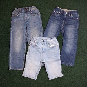 Lot of 3 Boys Jeans: H&M, GAP, The Children's Place | Sizes 2T, 4, 6-7Y
